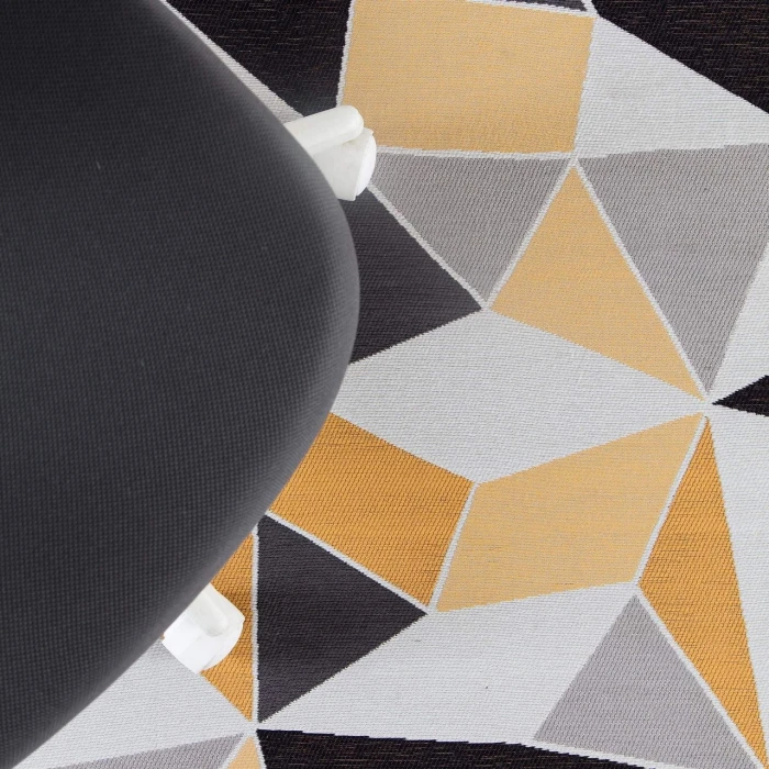 Anji Mountain 36" x 48" Figueres Yellow & Gray 1/4" Rug'd Chair Mat ®