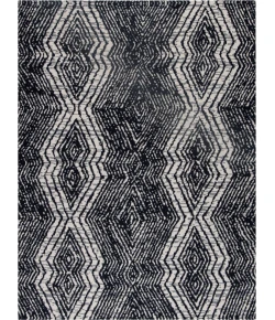 Anji Mountain 36 in. X 48 in. Smiljan Black & White 1/2 in. Rug ft. d Chair Mat 