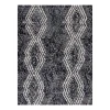 Anji Mountain Anji Mountain 36" x 48" Smiljan Distressed Diamond Black and White Rug