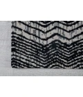 36" x 48" Smiljan Black & White 1/2" Rug'd Chair Mat 