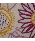Anji Mountain 36" x 48" Keukenhof Cream & Multi 1/4" Rug'd Chair Mat ®