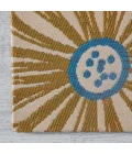 Anji Mountain 36" x 48" Keukenhof Cream & Multi 1/4" Rug'd Chair Mat ®