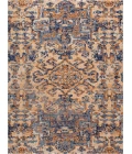 36" x 48" Onondaga Blue & Orange 1/2" Rug'd Chair Mat 