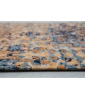 36" x 48" Onondaga Blue & Orange 1/2" Rug'd Chair Mat 