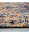 Anji Mountain 40" x 54" Onondaga Blue & Orange 1/2" Rug'd Chair Mat ®