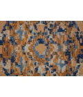 36" x 48" Onondaga Blue & Orange 1/2" Rug'd Chair Mat 