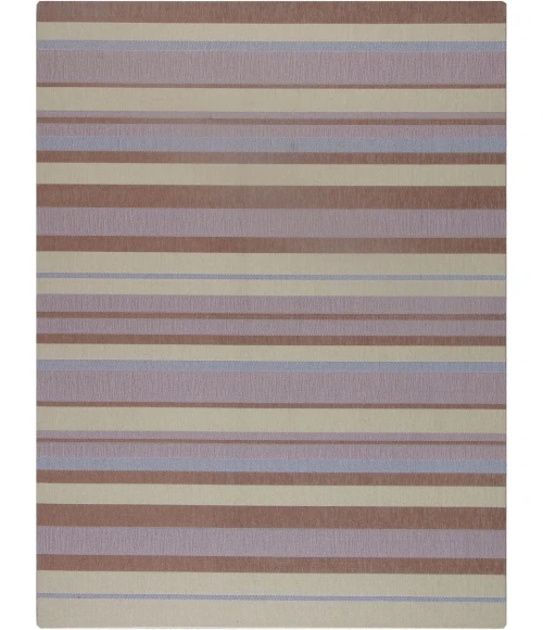 36" x 48" Avalon Blue & Brown 1/2" Rug'd Chair Mat 