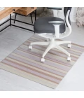 Anji Mountain 36" x 48" Avalon Blue & Brown 1/4" Rug'd Chair Mat ®