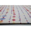 36" x 48" Del Marcos Ivory & Multi 1/2" Rug'd Chair Mat 
