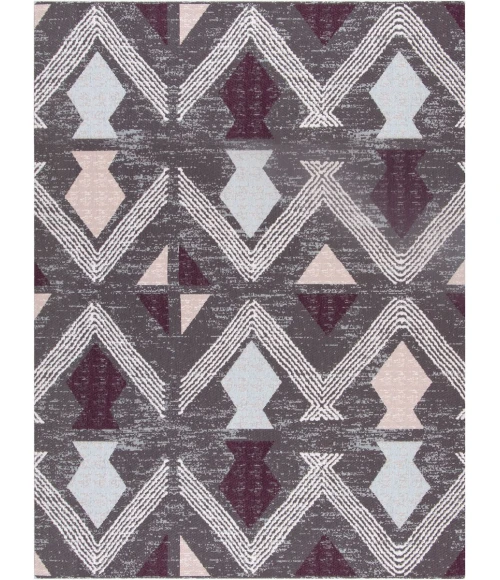 36" x 48" Sardinia Ivory & Multi 1/2" Rug'd Chair Mat 
