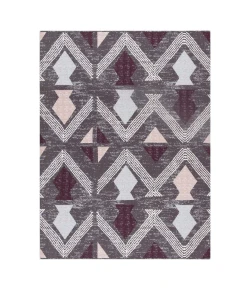 Anji Mountain Anji Mountain 36" x 48" Sardinia Soft Tone Tribal Multi-Stripe Rug
