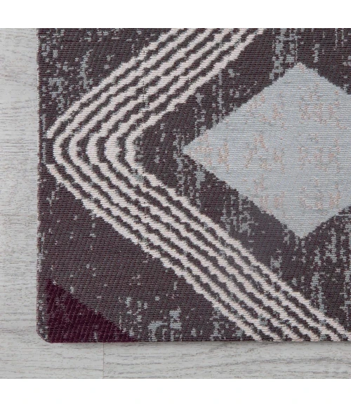 Anji Mountain 36" x 48" Sardinia Ivory & Multi 1/4" Rug'd Chair Mat ®