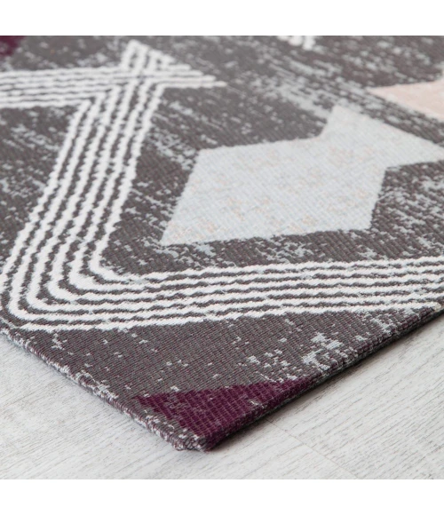 Anji Mountain 36" x 48" Sardinia Ivory & Multi 1/4" Rug'd Chair Mat ®