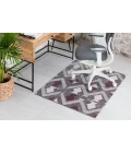 36" x 48" Sardinia Ivory & Multi 1/2" Rug'd Chair Mat 