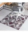 Anji Mountain 36" x 48" Sardinia Ivory & Multi 1/4" Rug'd Chair Mat ®