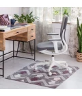Anji Mountain 36" x 48" Sardinia Ivory & Multi 1/4" Rug'd Chair Mat ®