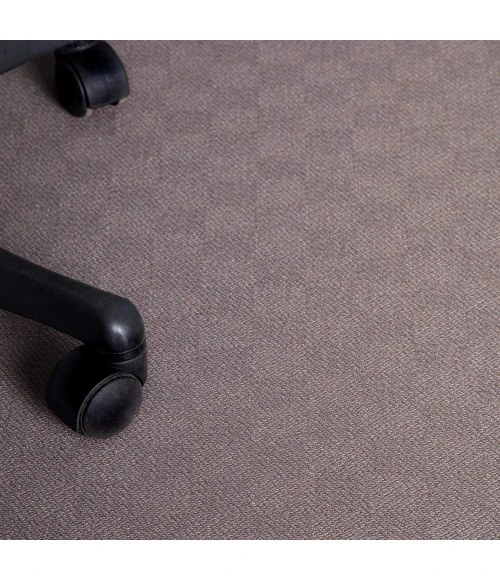 Anji Mountain 36" x 48" Tezca Brown & Gray 1/4" Rug'd Chair Mat ®