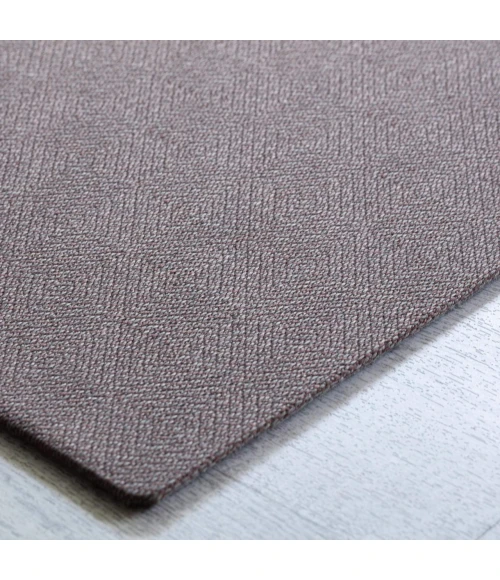 Anji Mountain 36" x 48" Tezca Brown & Gray 1/4" Rug'd Chair Mat ®