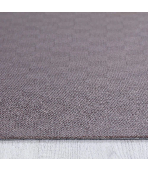 Anji Mountain 36" x 48" Tezca Brown & Gray 1/4" Rug'd Chair Mat ®