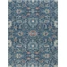 Anji Mountain 36 in. X 48 in. Alta Blue & Ivory 1/4 in. Rug ft. d Chair Mat 
