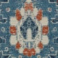 40" x 54" Alta Blue & Ivory 1/2" Rug'd Chair Mat 