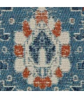 36" x 48" Alta Blue & Ivory 1/2" Rug'd Chair Mat 