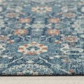 40" x 54" Alta Blue & Ivory 1/2" Rug'd Chair Mat 