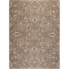 Anji Mountain 40 in. X 54 in. Tamanrasset Brown & Ivory 1/2 in. Rug ft. d Chair Mat 