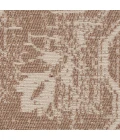 40" x 54" Tamanrasset Brown & Ivory 1/4" Rug'd Chair Mat 
