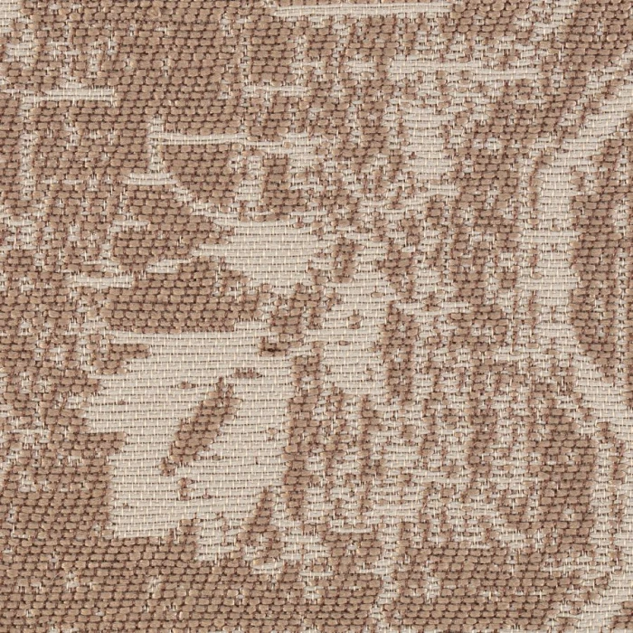 40" x 54" Tamanrasset Brown & Ivory 1/4" Rug'd Chair Mat 