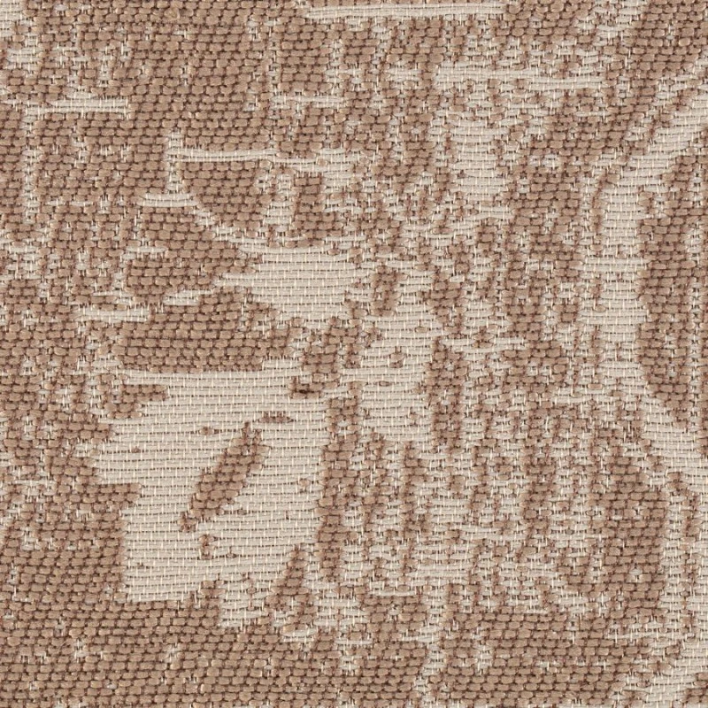 36" x 48" Tamanrasset Brown & Ivory 1/4" Rug'd Chair Mat 