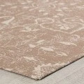 36" x 48" Tamanrasset Brown & Ivory 1/4" Rug'd Chair Mat 