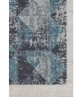 40" x 54" Tromso Blue & Gray 1/2" Rug'd Chair Mat 