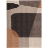 Anji Mountain 40 in. X 54 in. Riverstone Brown & Beige 1/2 in. Rug ft. d Chair Mat 