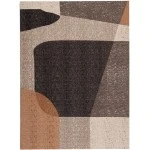Anji Mountain 36 in. X 48 in. Riverstone Brown & Beige 1/4 in. Rug ft. d Chair Mat 