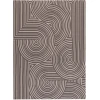 Anji Mountain 40 in. X 54 in. Helsinki Beige & Black 1/4 in. Rug ft. d Chair Mat 