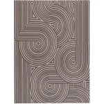 Anji Mountain 36 in. X 48 in. Helsinki Beige & Black 1/4 in. Rug ft. d Chair Mat 