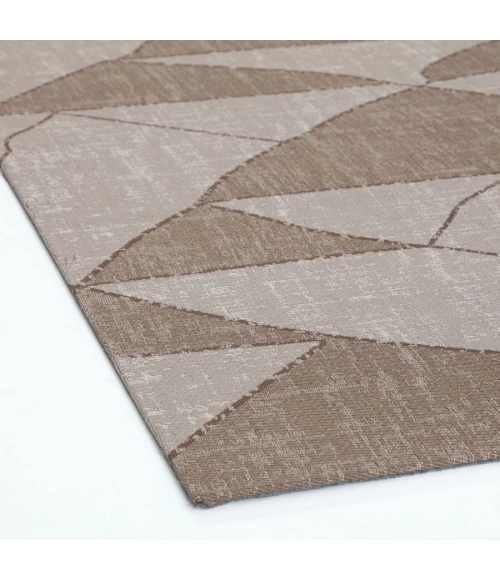 36" x 48" Peaks Brown & Beige 1/2" Rug'd Chair Mat 