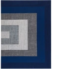 36" x 48" Mercury Blue & Gray 1/4" Rug'd Chair Mat 