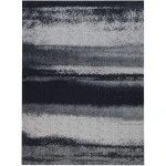 Anji Mountain 36 in. X 48 in. Vistare Gray & Charcoal 1/4 in. Rug ft. d Chair Mat 