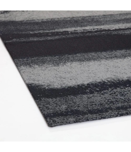 40" x 54" Vistare Gray & Charcoal 1/4" Rug'd Chair Mat 