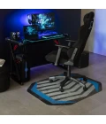 36" x 48" Prizm Blue LED Gaming Rug'd Chair Mat 