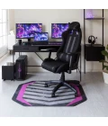 36" x 48" Prizm Purple LED Gaming Rug'd Chair Mat 