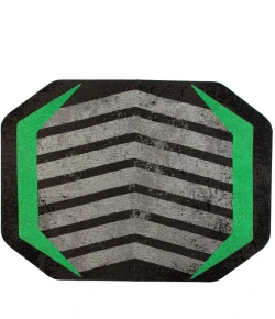 Anji Mountain 36 in. X 48 in. Prizm Green LED Gaming Rug ft. d Chair Mat 