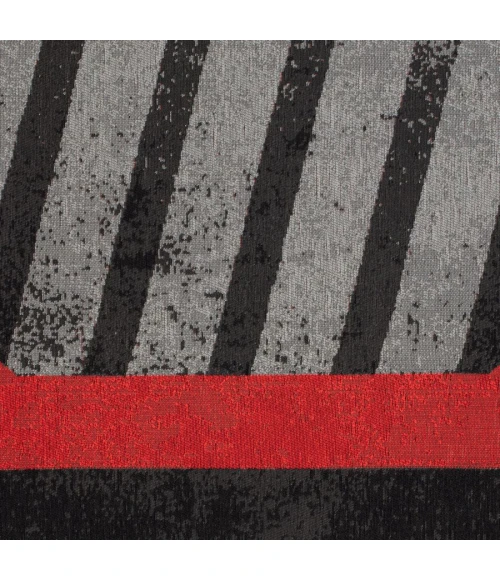 36" x 48" Prizm Red LED Gaming Rug'd Chair Mat 