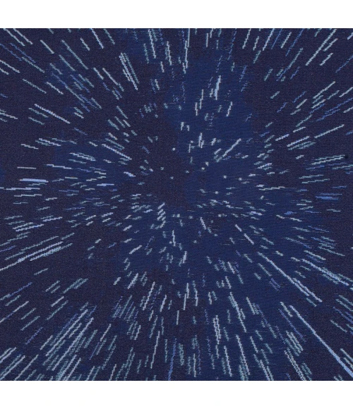 36" x 48" Galaxy Blue LED Gaming Rug'd Chair Mat 