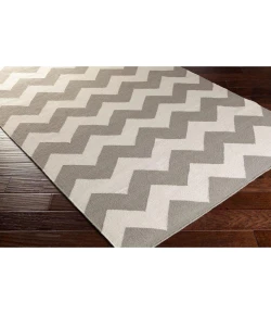 Surya York AWHD1039 Gray White Area Rug 9 ft. X 12 ft. Rectangle