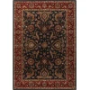 Livabliss Middleton AWHY2061 Bright Red Charcoal Area Rug 3 ft. 6 in. Round