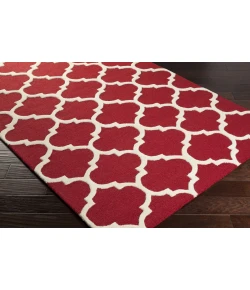 Surya Pollack AWAH2030 Bright Red Cream Area Rug 9 ft. X 13 ft. Rectangle