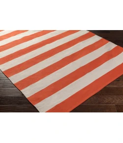 Surya City Park AWCP3064 Bright Orange Cream Area Rug 8 ft. X 10 ft. Rectangle